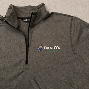 The North Face Tech 1/4 Zip Fleece Men's Large‎ Gray Dan-O's Seasoning